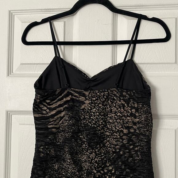 Forever 21 Ruched Animal Print Bodycon Dress - Size XS - Picture 5 of 9